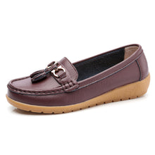 Charger l&#39;image dans la galerie, Godasse, chaussure classique en cuir pour femme de bureau, mocassins en cuir pour femme, chaussure décontracté  femme, chaussure cuir, mocassins décontracté pour femme, mocassins femme, chaussure légère, chaussure décontracté, mocassins souple, chaussure de conduite, chaussure de mariage, chaussure en cuir pour femme 
